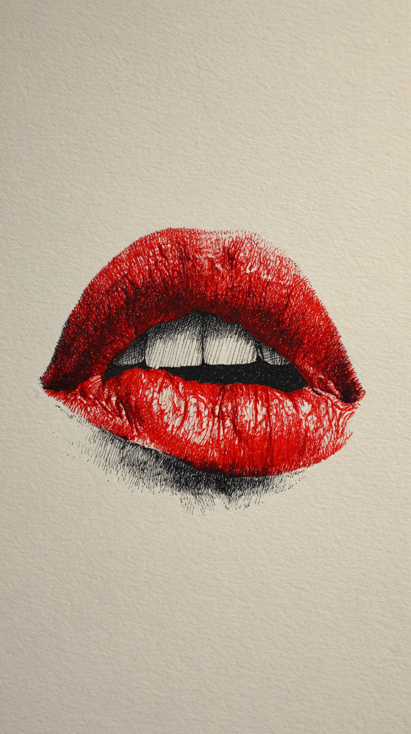 iphone fond d'écran marques de baiser kawaii gratuit