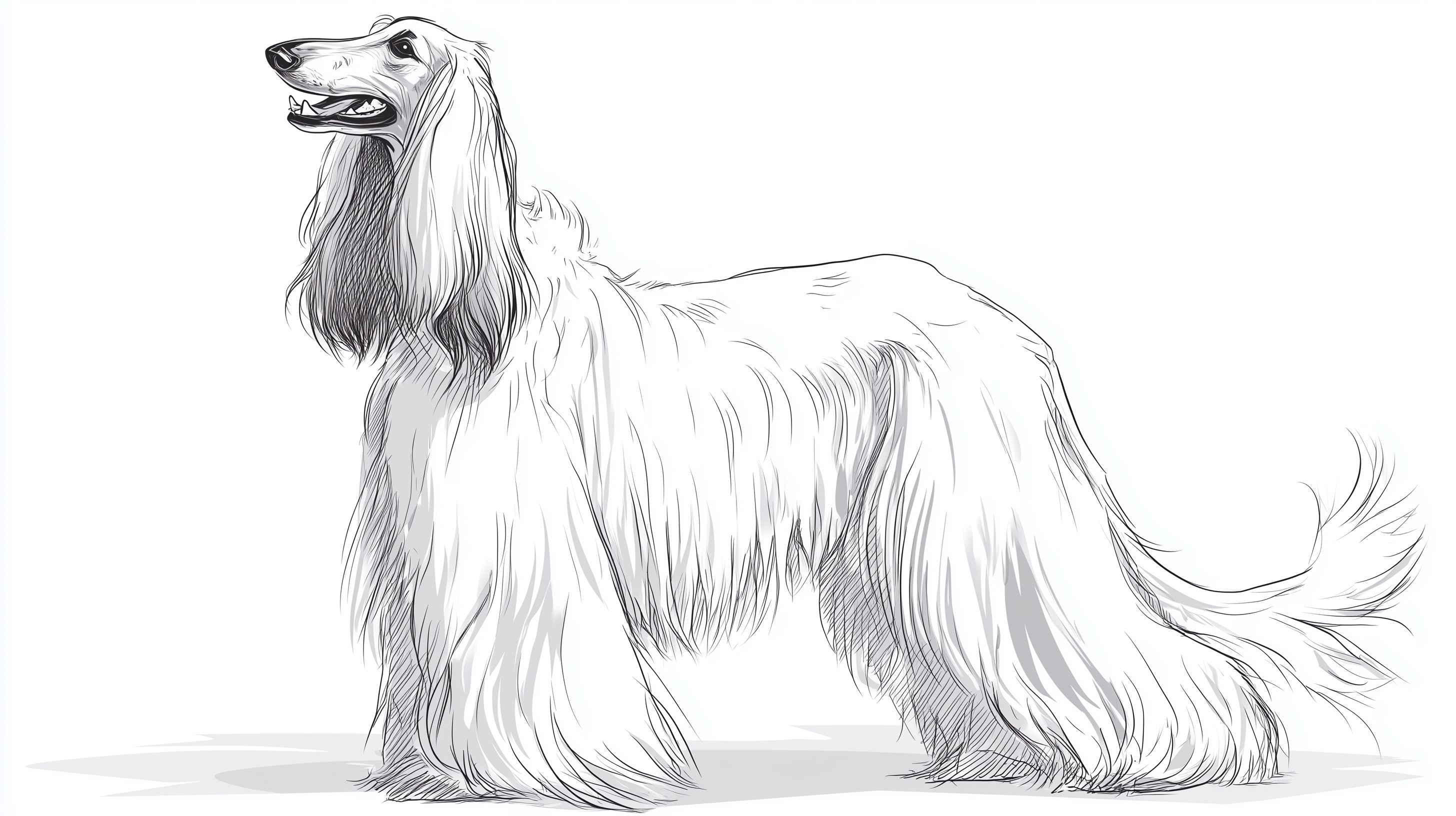 fond d'écran Lévrier afghan 4k windows 11 téléchargement gratuit