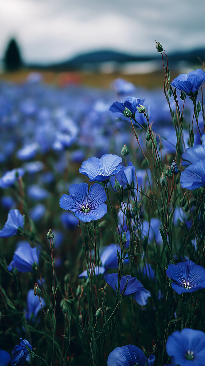 fond d'écran Linum lewisii iphone 14 pro max télécharger gratuit