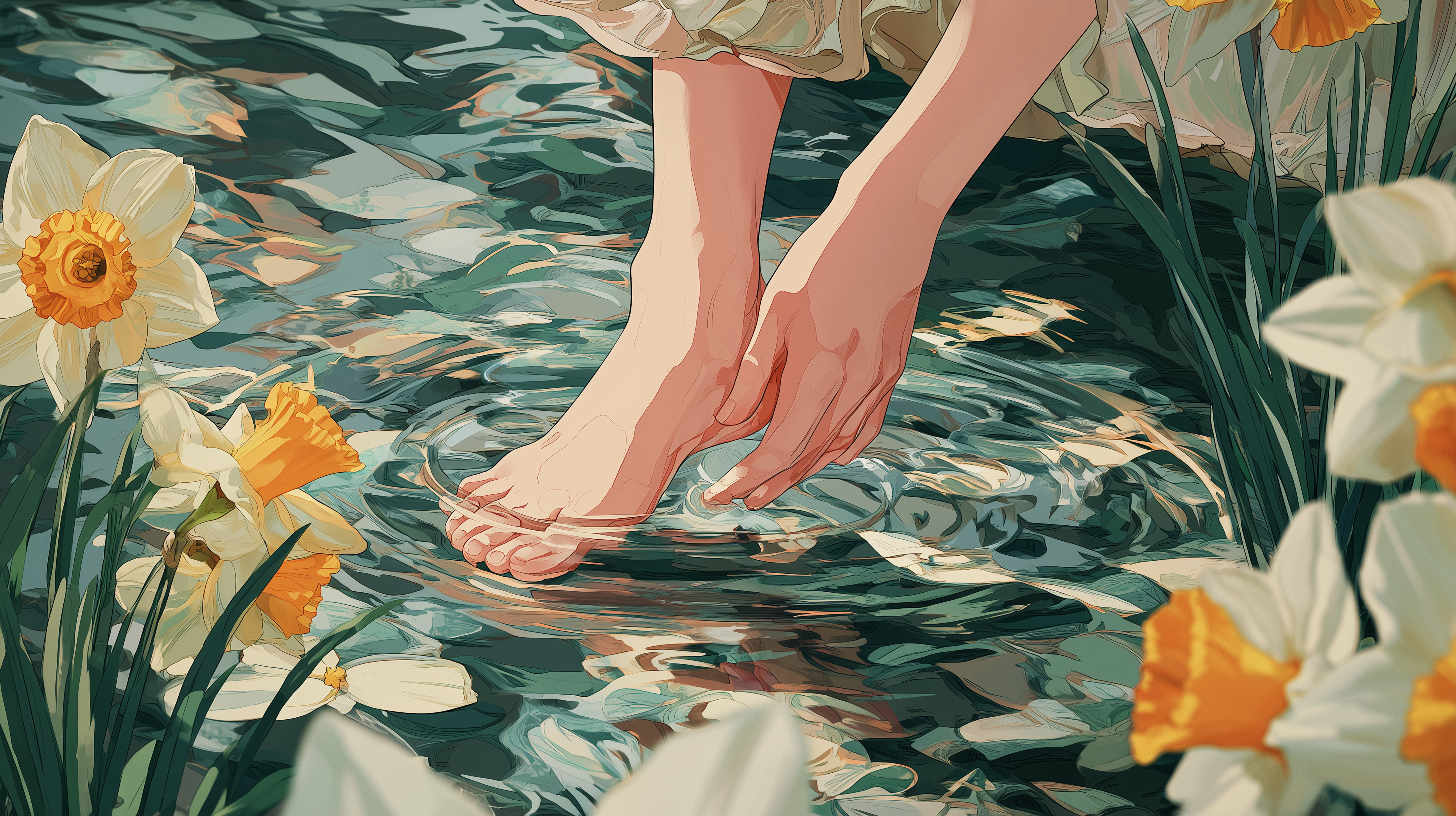 fond d'écran Narcissus tazetta Toshiba téléchargement gratuit