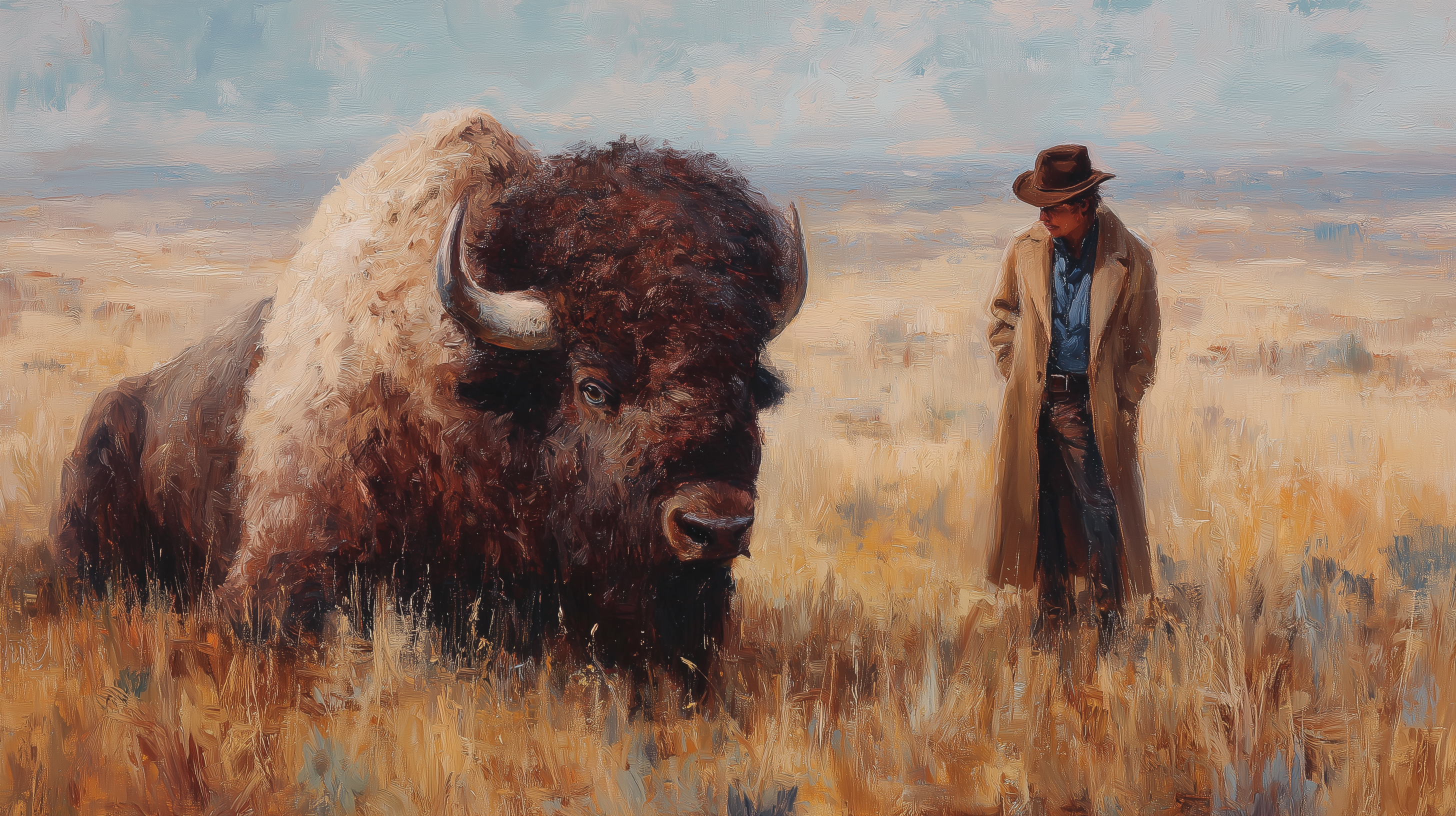 fond d'écran Bison mac book téléchargement gratuit