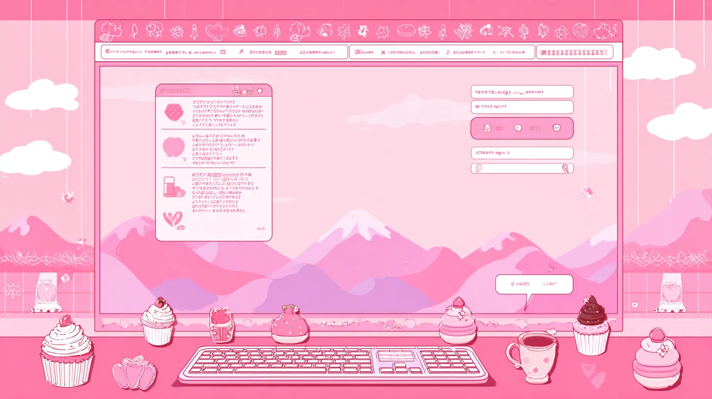 fond d'écran Kawaii Pastel updated windows 11 téléchargement gratuit