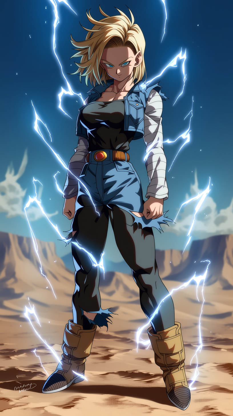 fond d'écran Android 18 téléphone Motorola télécharger gratuit