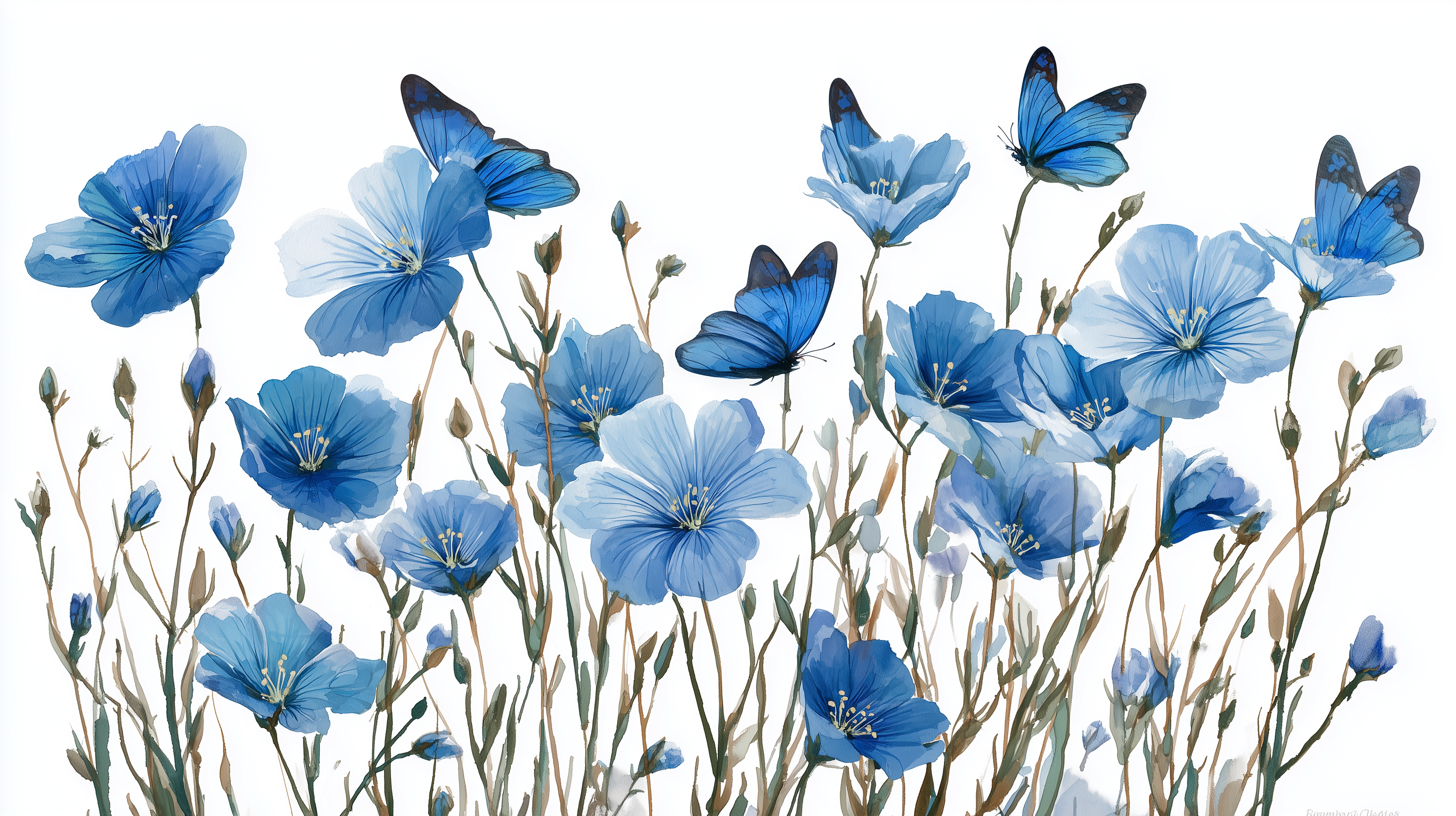 dell fond d'écran Linum lewisii téléchargement gratuit