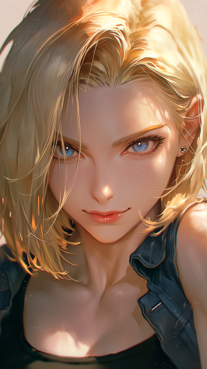 fond d'écran Android 18 iphone 7 télécharger gratuit