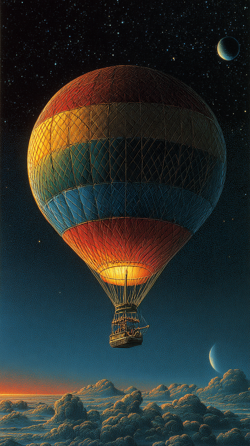 iphone fond d'écran montgolfière gratuit