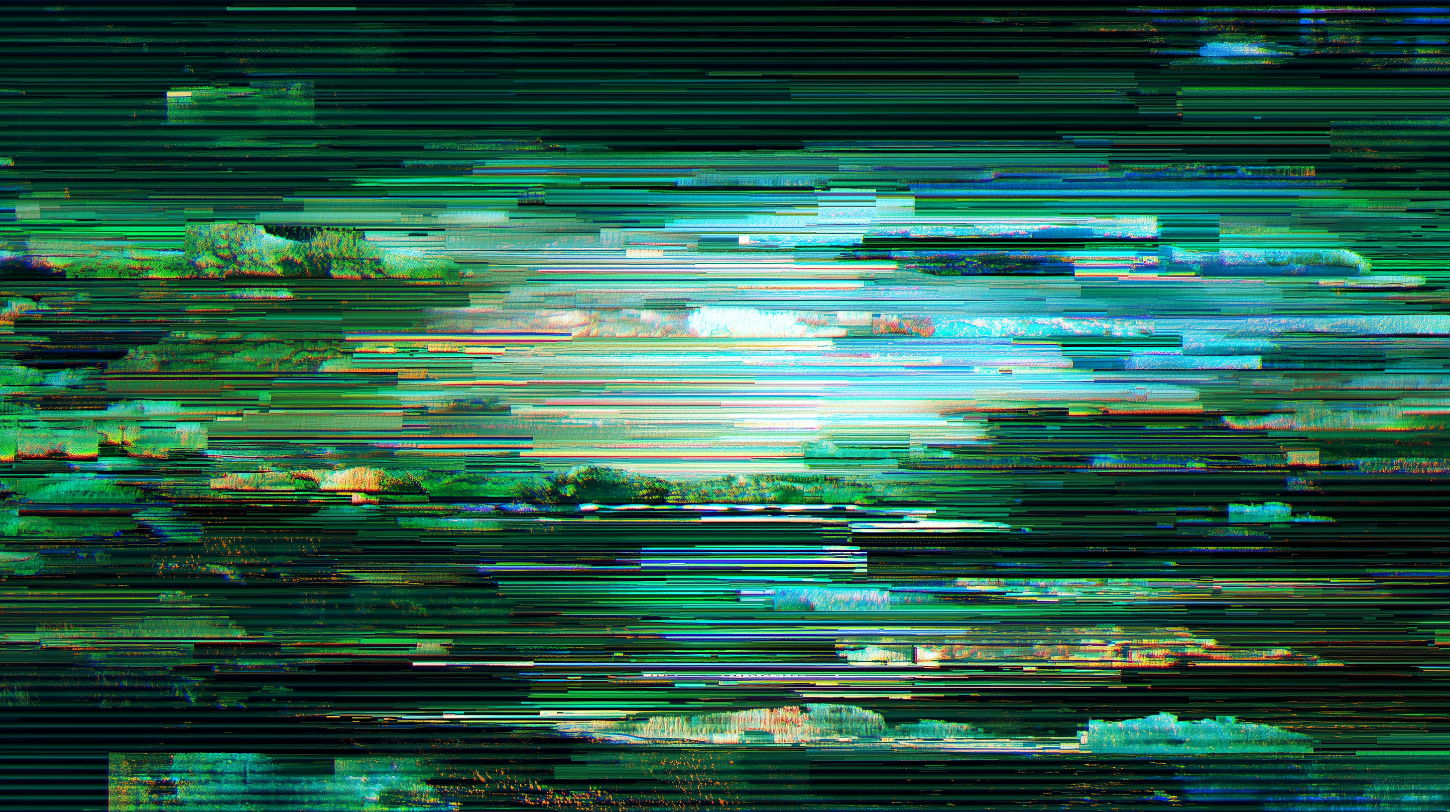 fond d'écran glitch 3840x1440 téléchargement gratuit