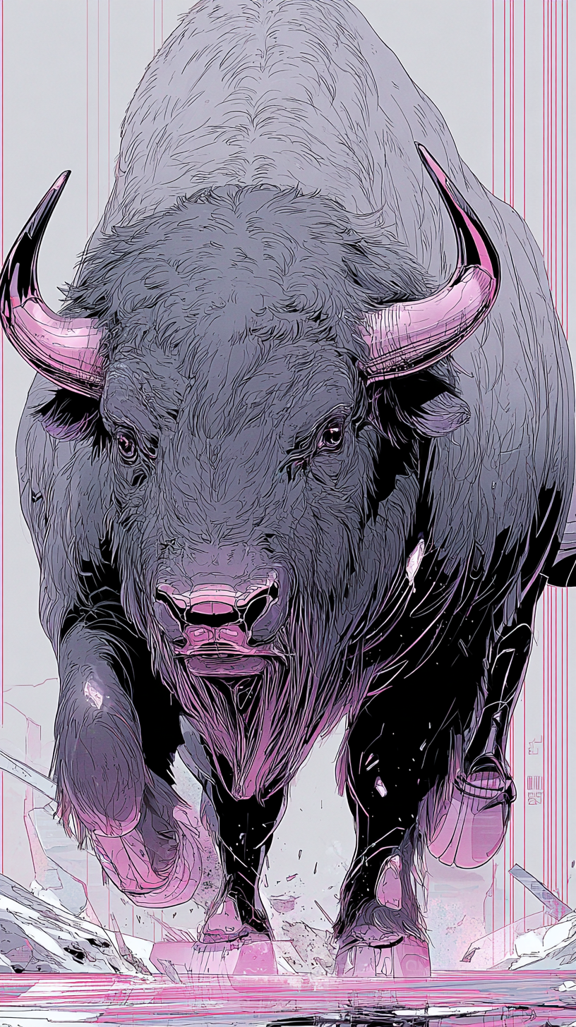 fond d'écran Bison gratuit pour tablette android télécharger haute qualité