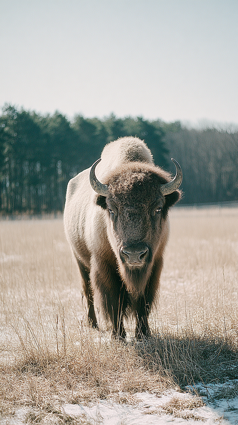 fond d'écran Bison téléphone OnePlus gratuit