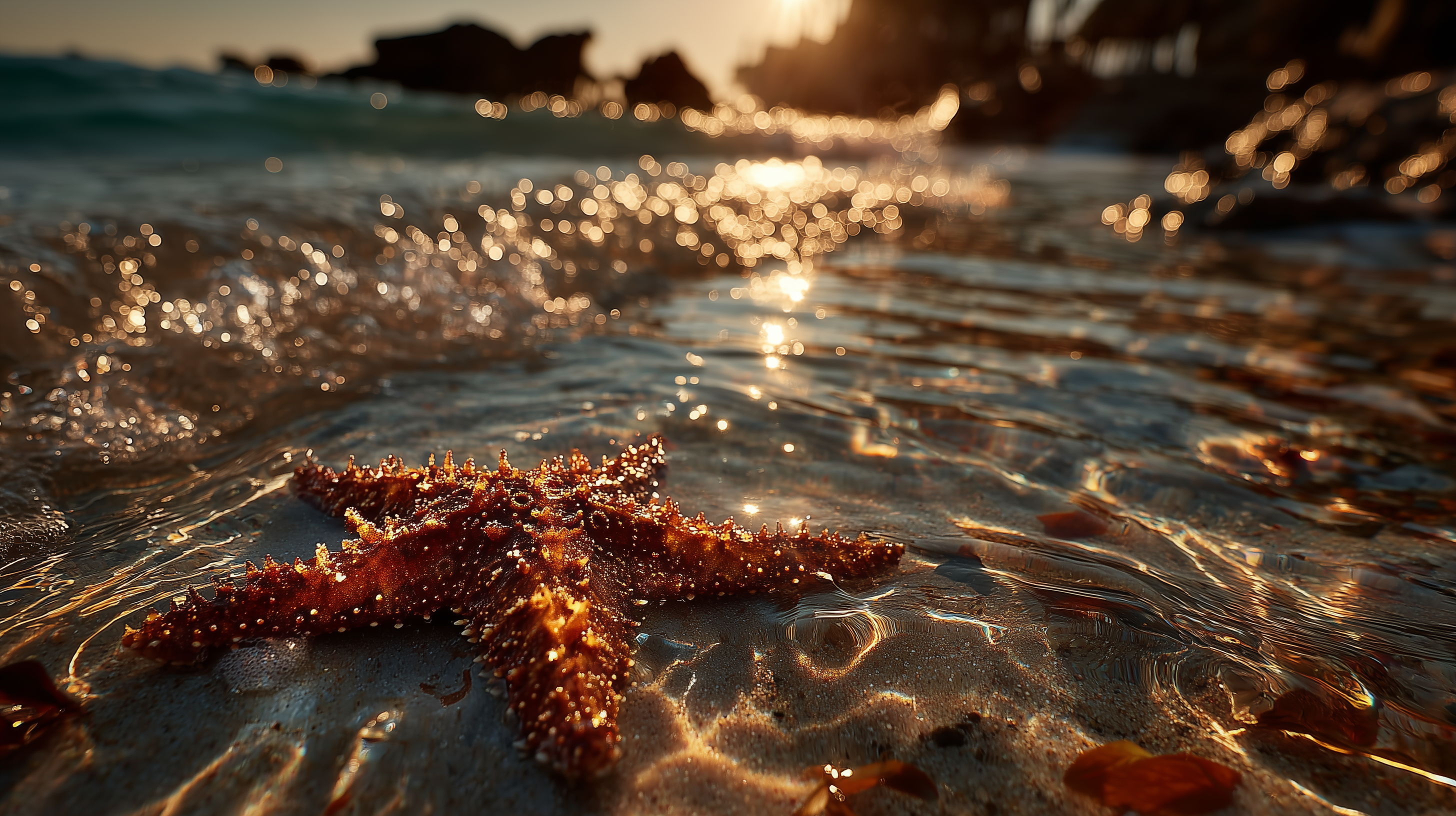 fond d'écran Étoile de mer 4k 2560x1440 téléchargement gratuit