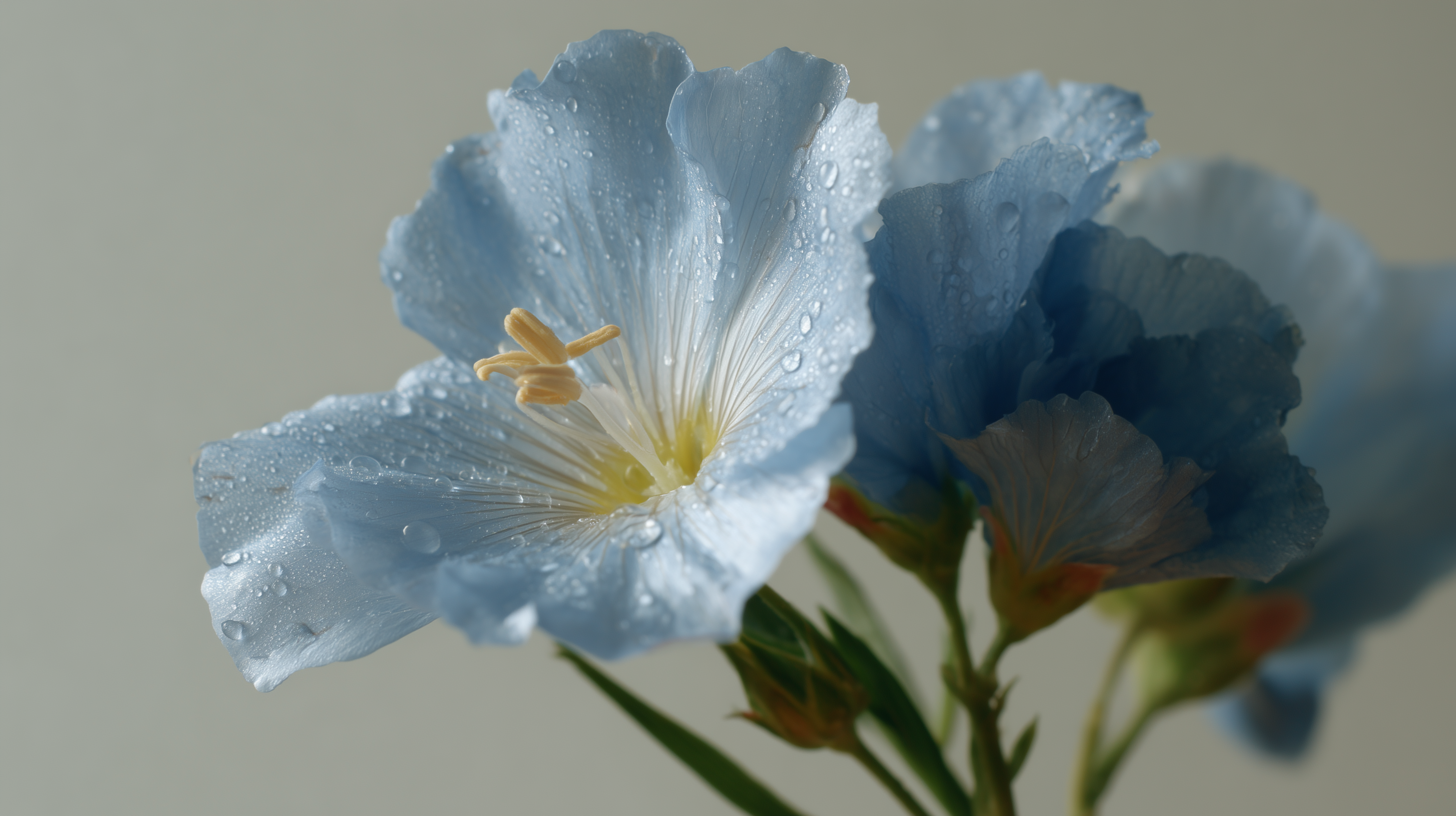 fond d'écran Linum lewisii windows 11 4k téléchargement gratuit