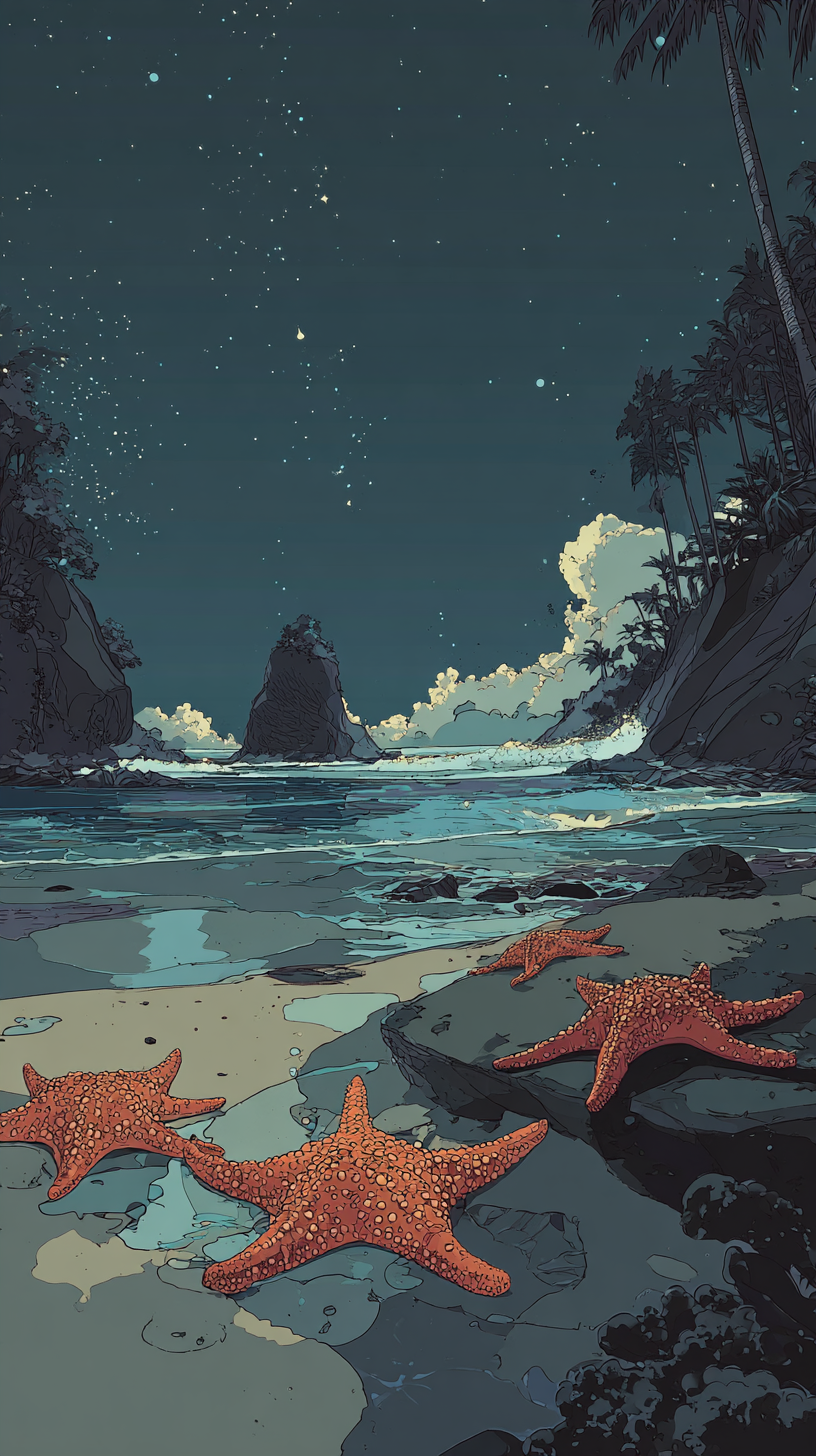 fond d'écran Étoile de mer xiaomi télécharger gratuit