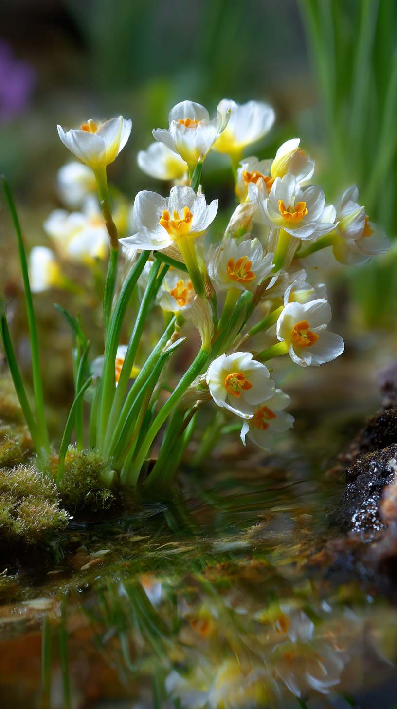 fond d'écran Narcissus tazetta iphone 15 4k télécharger gratuit