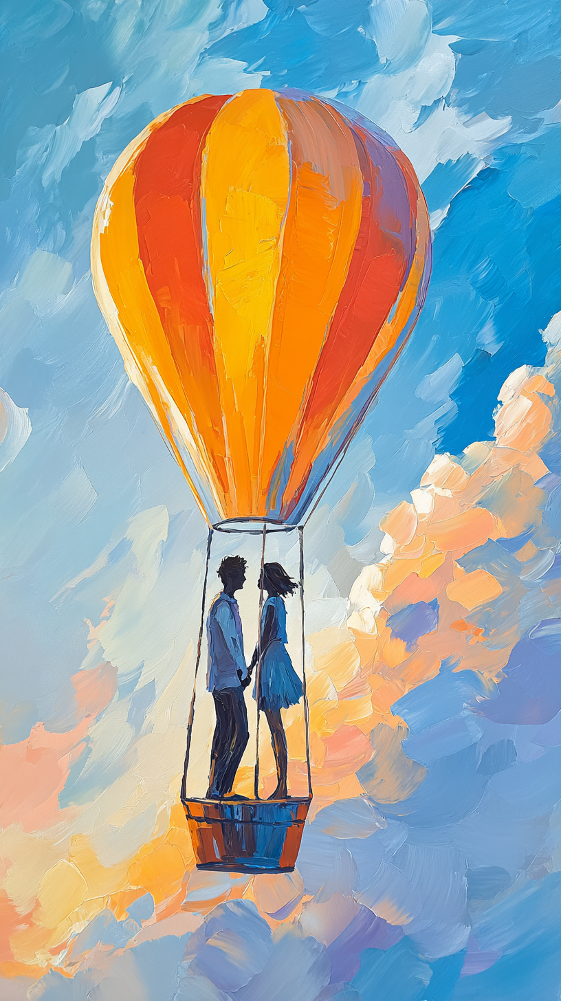 fond d'écran montgolfière iphone 11 gratuit