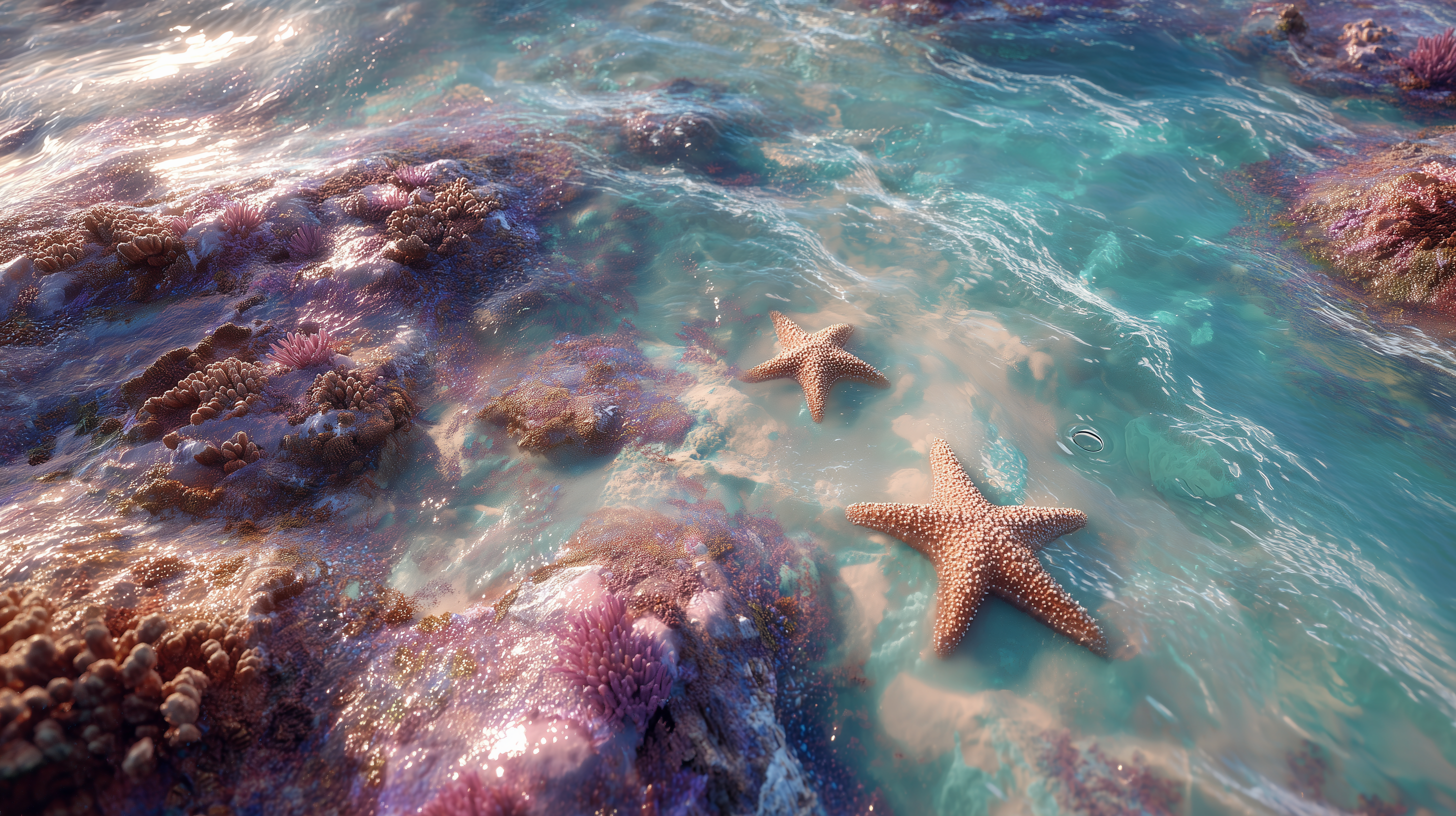fond d'écran Étoile de mer pc 1920x1080 hd téléchargement gratuit