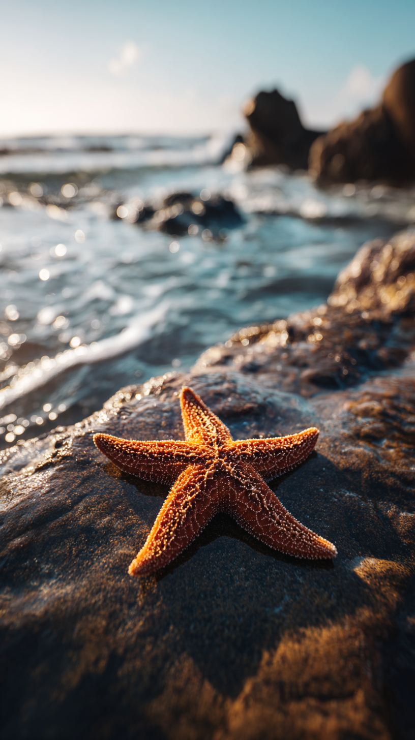 fond d'écran Étoile de mer iphone 17 air gratuit