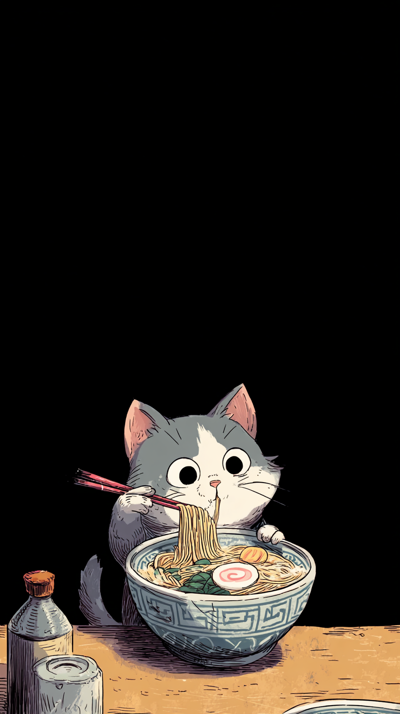 fond d'écran Rāmen iphone 15 4k gratuit