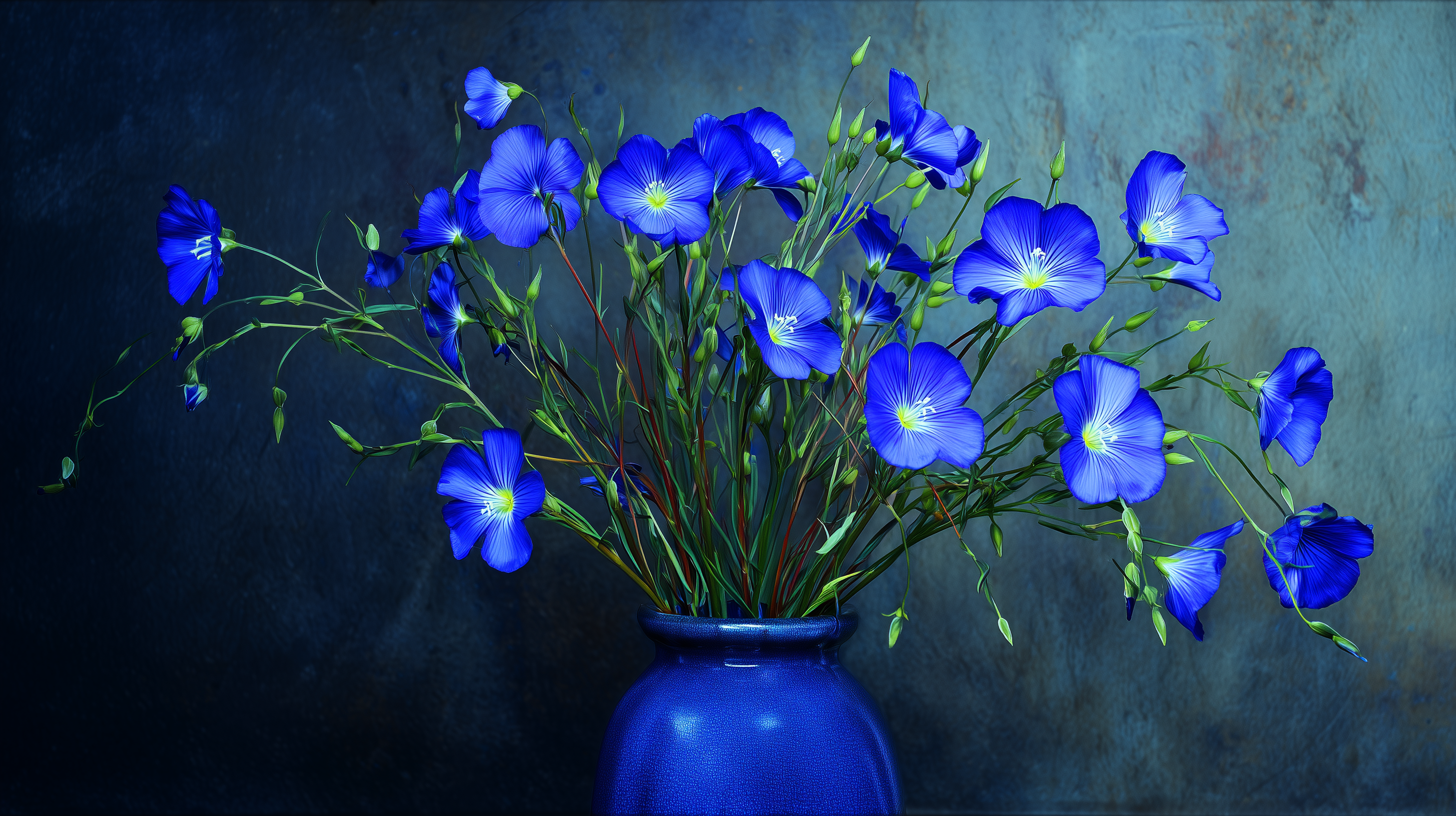 fond d'écran Linum lewisii hd 1366x768 téléchargement gratuit