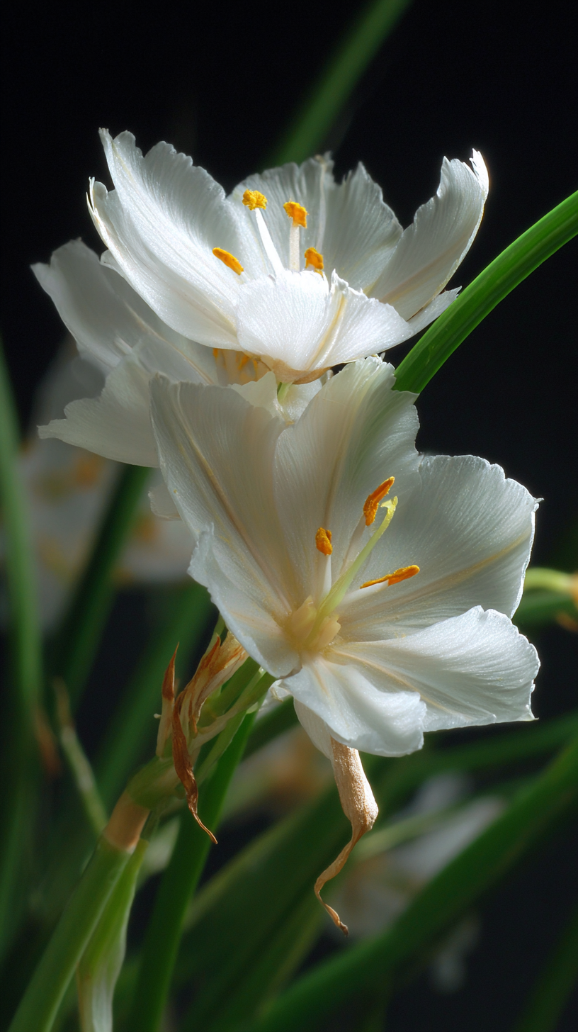 iphone fond d'écran Narcissus tazetta kawaii gratuit