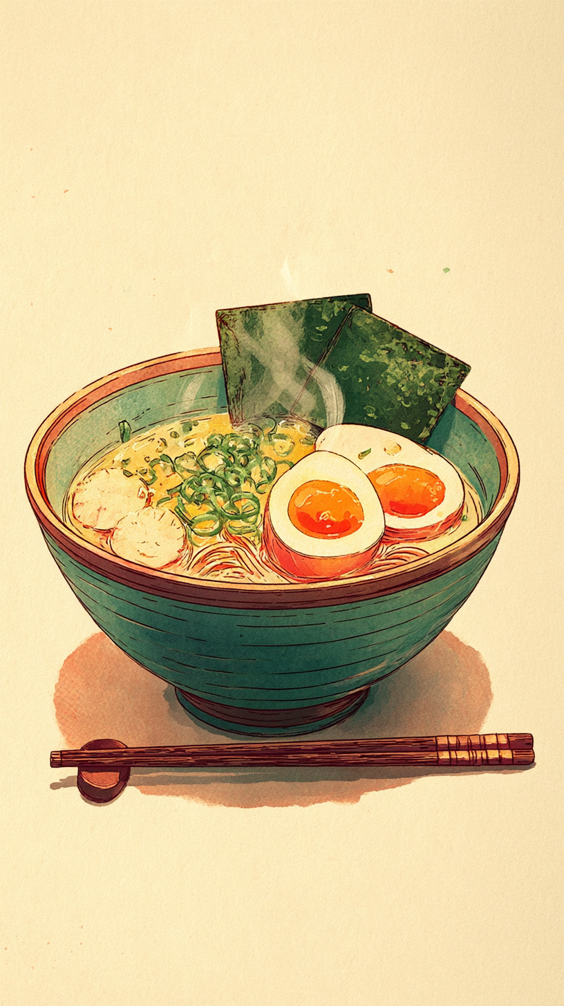 fond d'écran Rāmen téléphone 4k télécharger gratuit