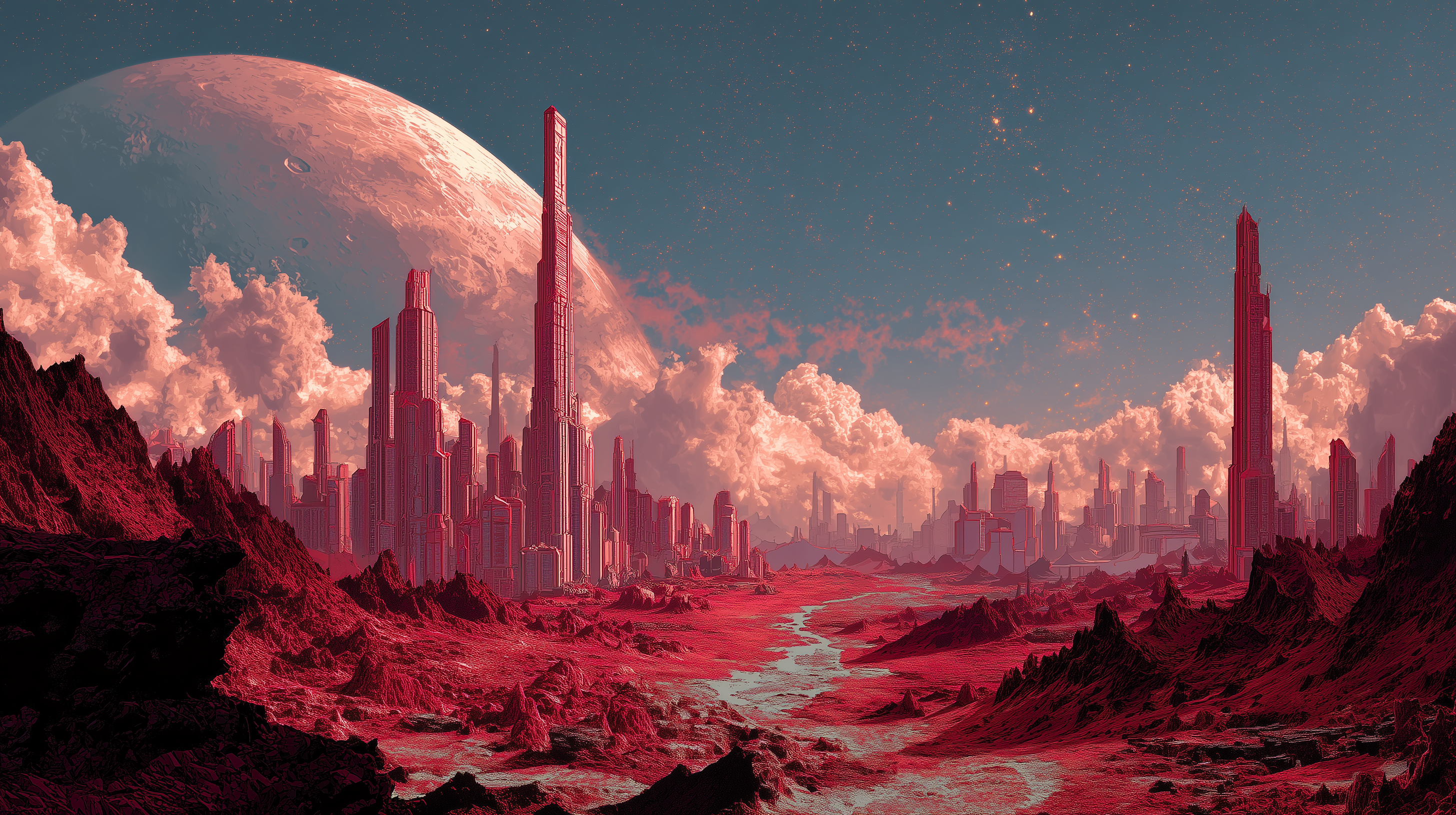 fond d'écran Mars 16:9 téléchargement gratuit