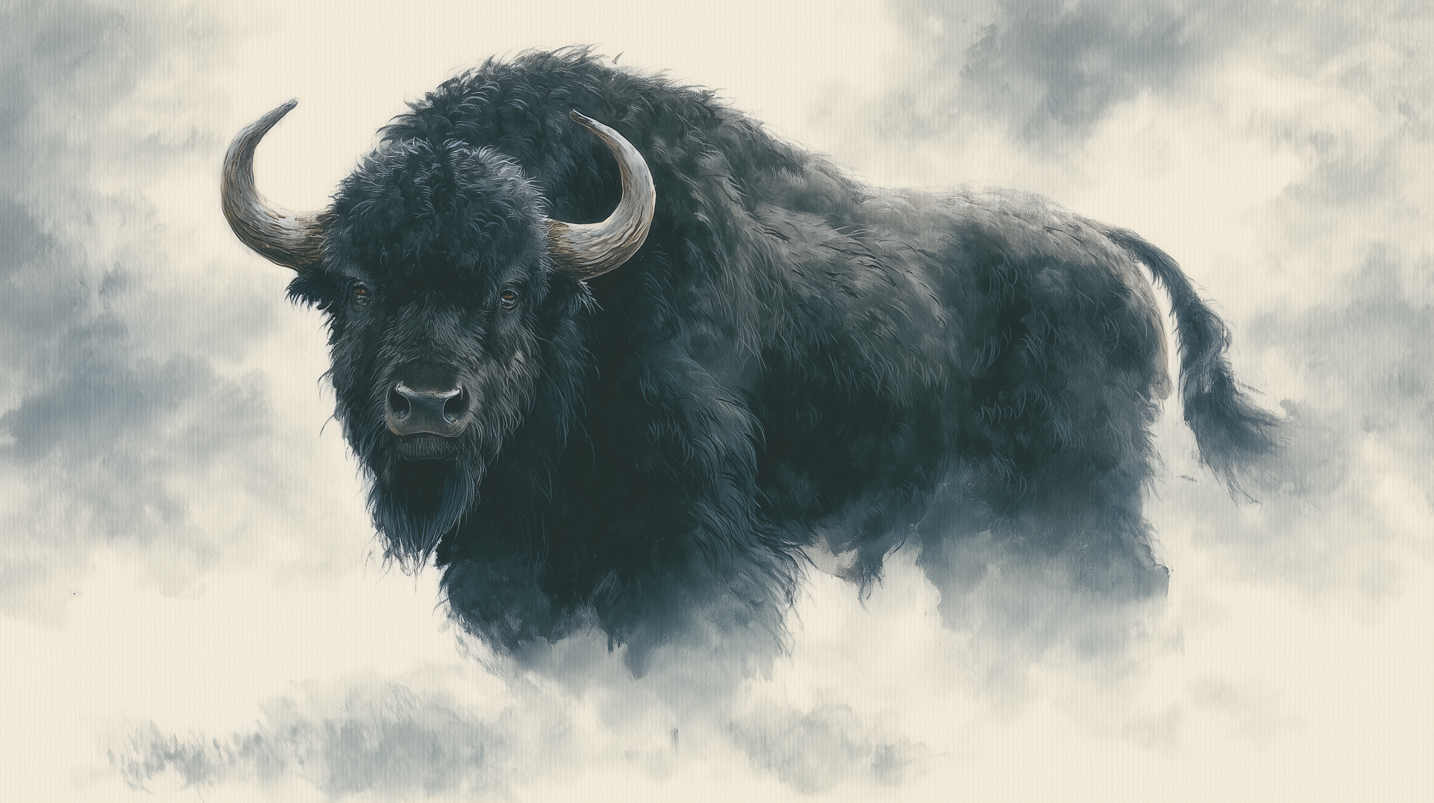 fond d'écran Bison personnalisé téléchargement gratuit