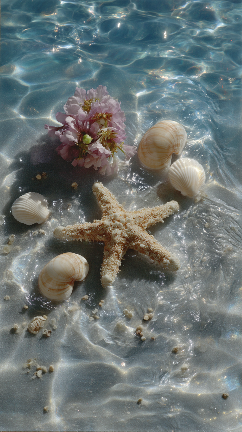 fond d'écran Étoile de mer iphone 11 gratuit