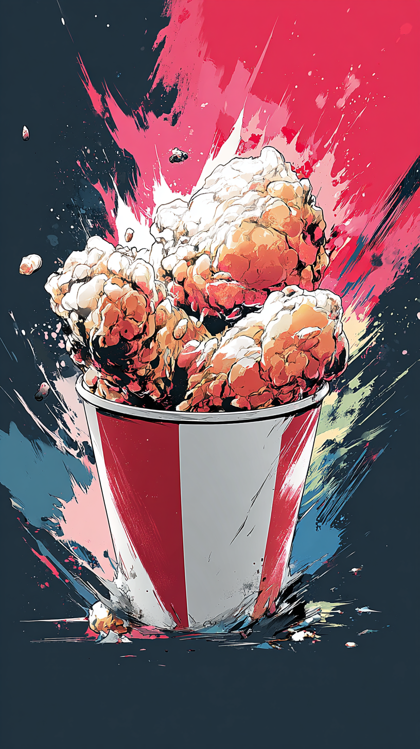 xiaomi fond d'écran Poulet frit gratuit