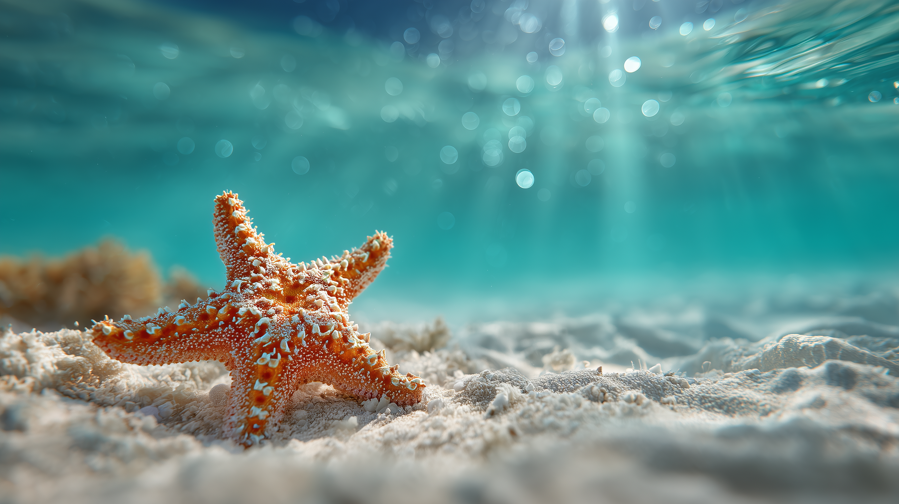 fond d'écran Étoile de mer pc 2560x1600 téléchargement gratuit