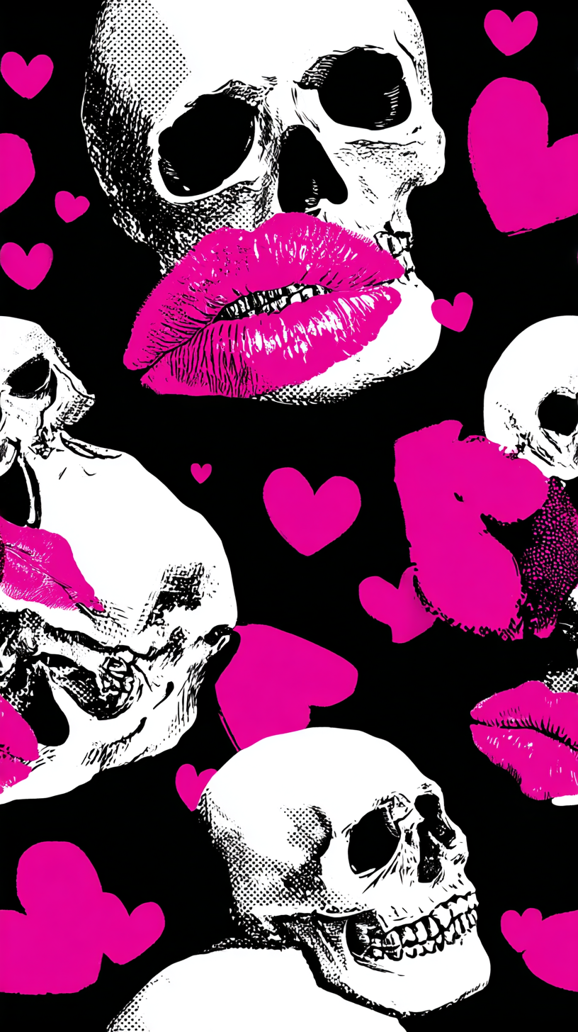 fond d'écran marques de baiser iphone 12 gratuit