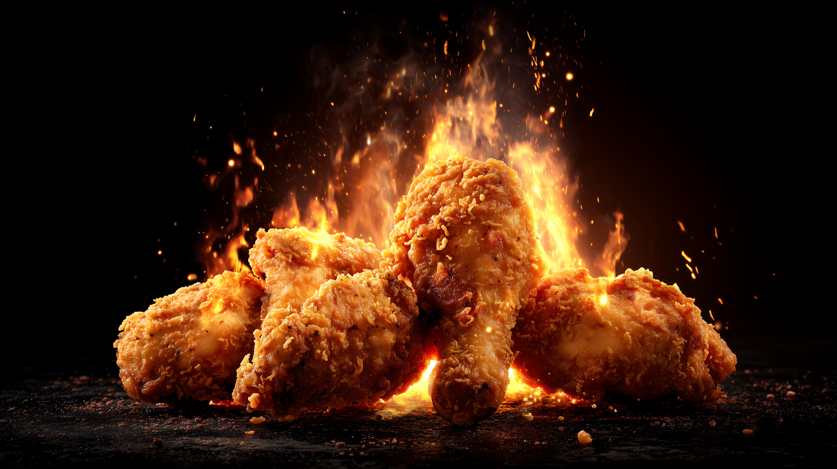 fond d'écran Poulet frit ultra hd 3840x2160 téléchargement gratuit