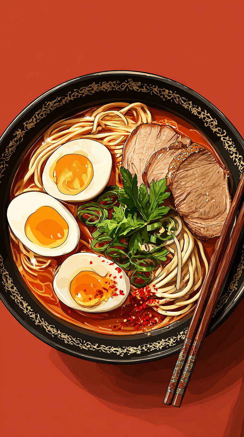 fond d'écran Rāmen téléphone Huawei télécharger gratuit