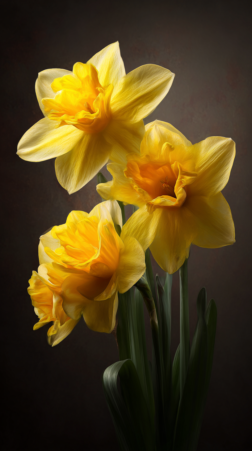 fond d'écran Narcissus tazetta iphone 13 télécharger gratuit