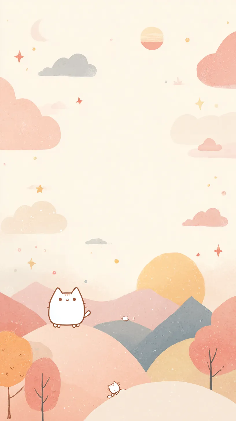 fond d'écran Kawaii Pastel updated téléphone OnePlus gratuit