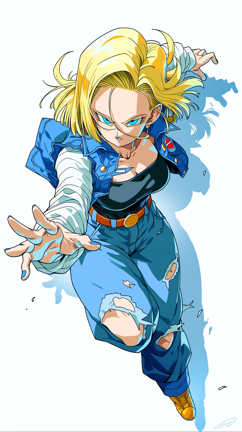 fond d'écran Android 18 sans filigrane pour téléphone portable gratuit