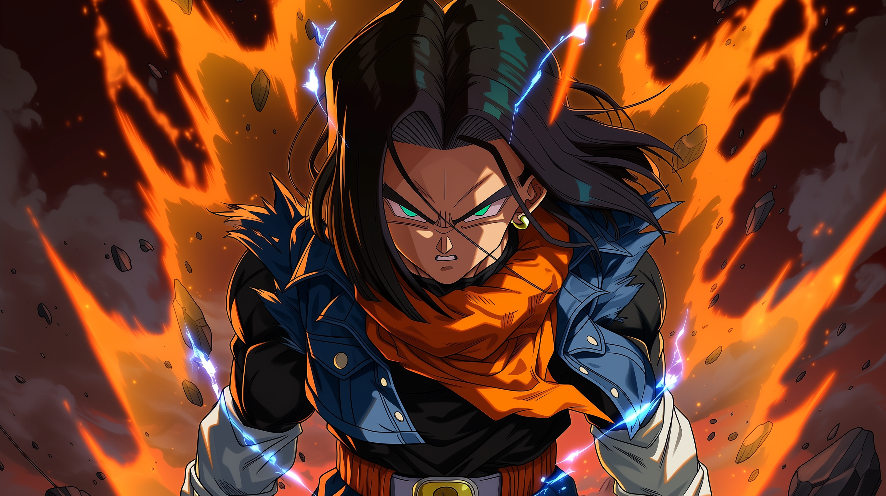fond d'écran Android 17 2560x1440 téléchargement gratuit