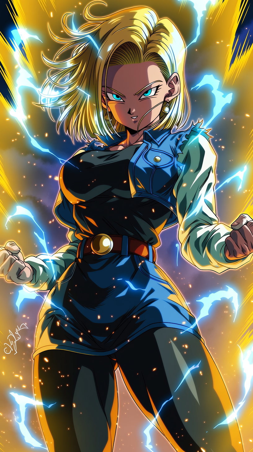 fond d'écran Android 18 téléphone Google télécharger gratuit