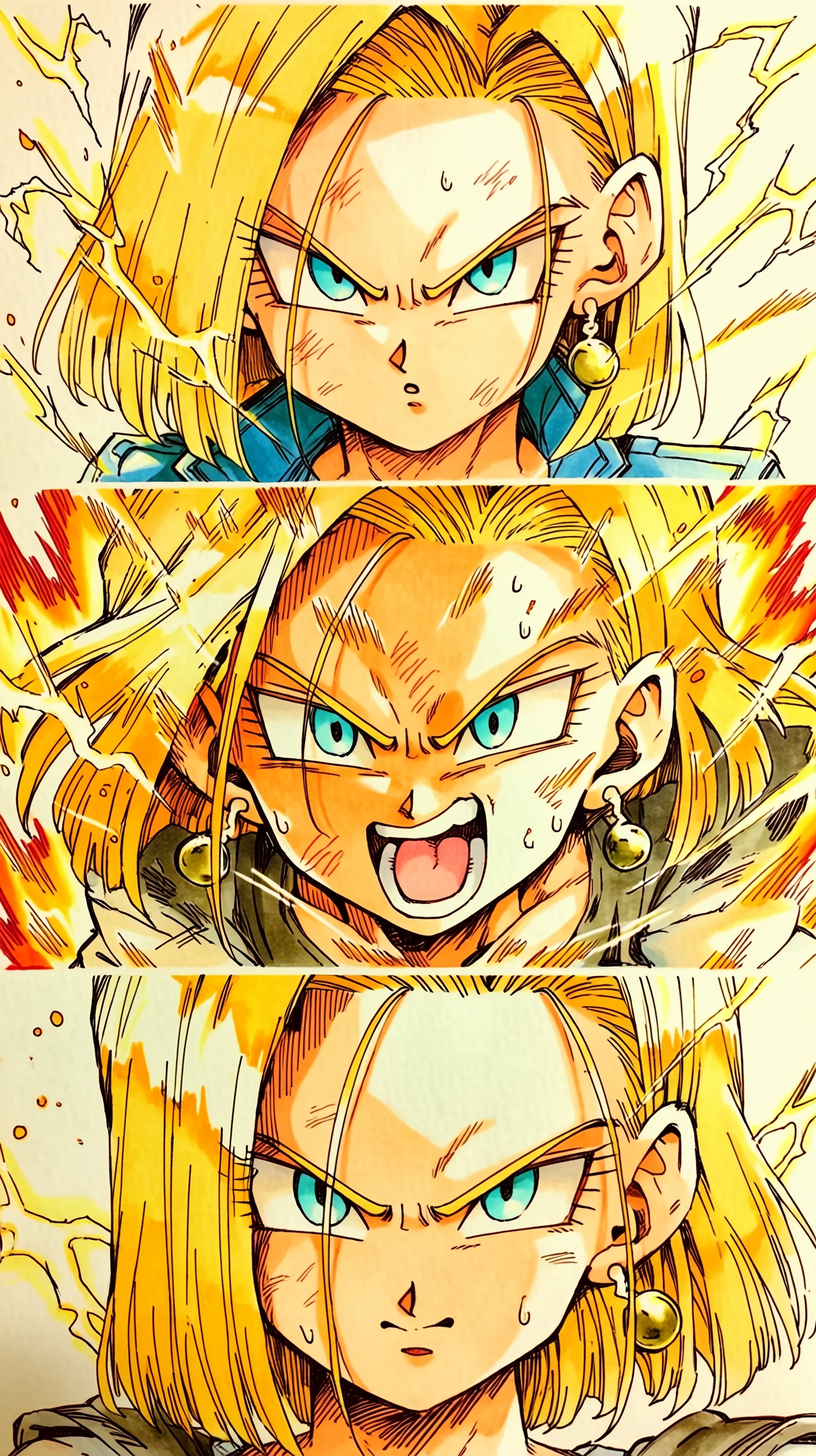 fond d'écran Android 18 pour iphone télécharger gratuit