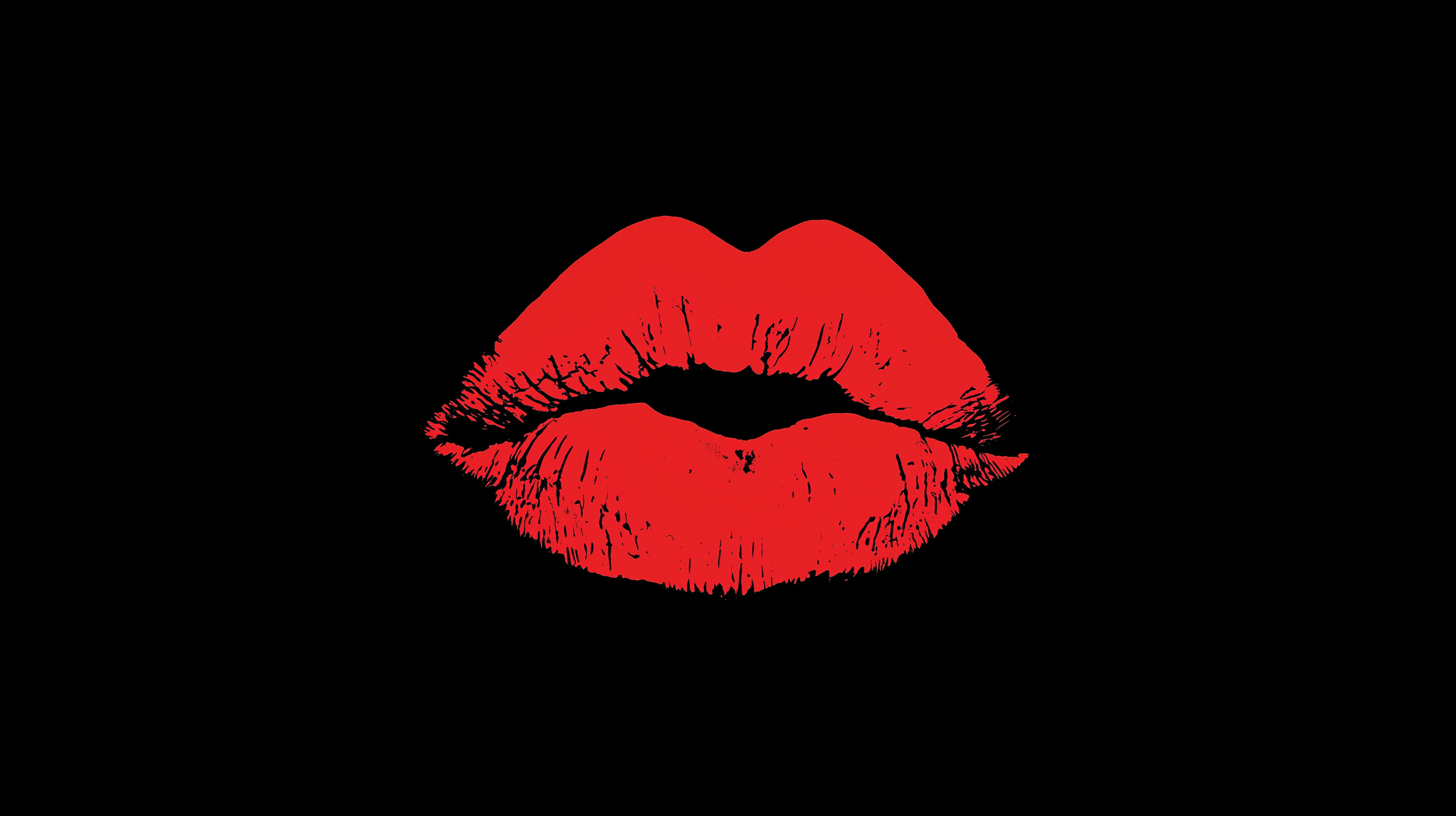 fond d'écran marques de baiser 4k windows 11 téléchargement gratuit