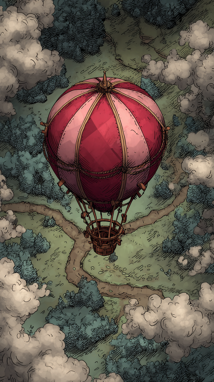 fond d'écran montgolfière iphone 14 télécharger gratuit