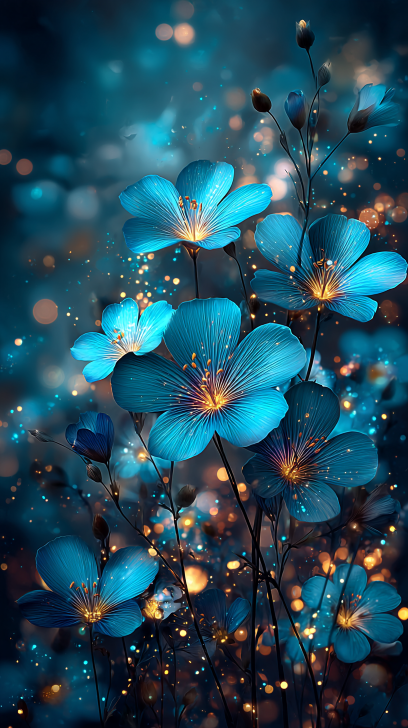 fond d'écran Linum lewisii téléphone Sony télécharger gratuit