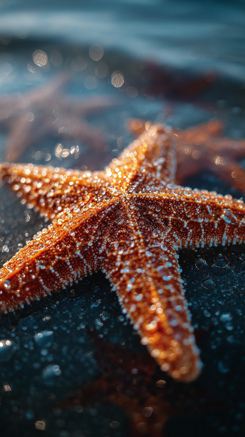 fond d'écran Étoile de mer téléphone Nokia gratuit