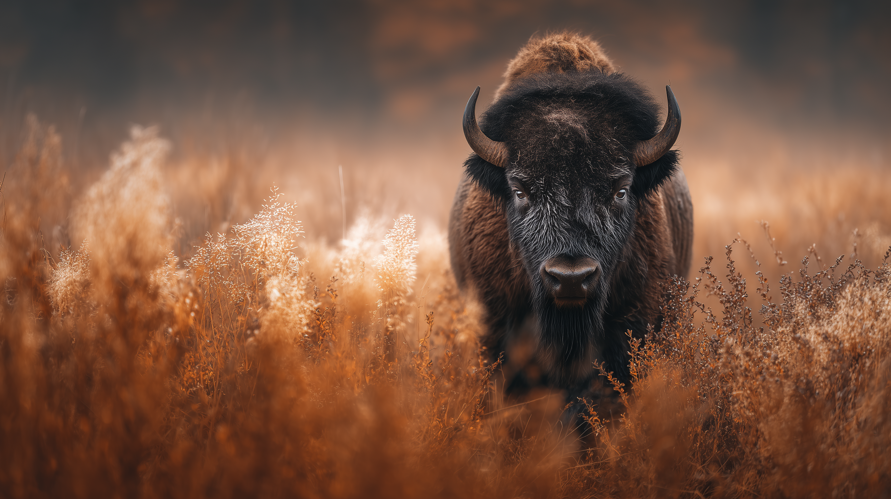 fond d'écran Bison windows 11 gratuit téléchargement gratuit