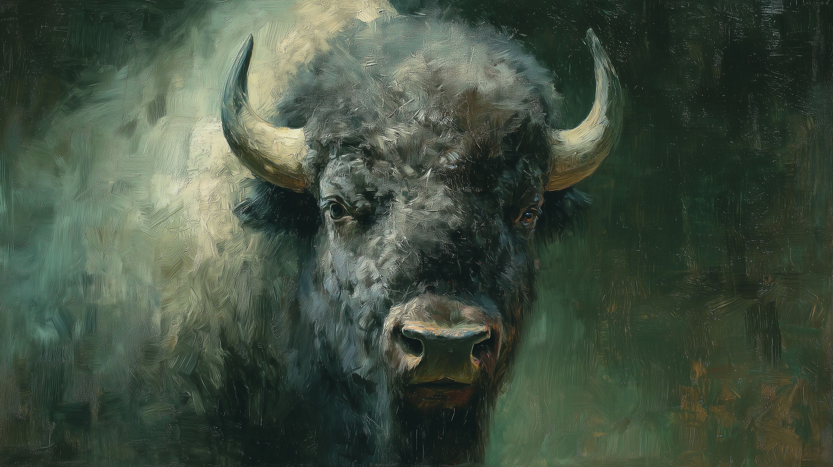 fond d'écran Bison 1280x800 téléchargement gratuit