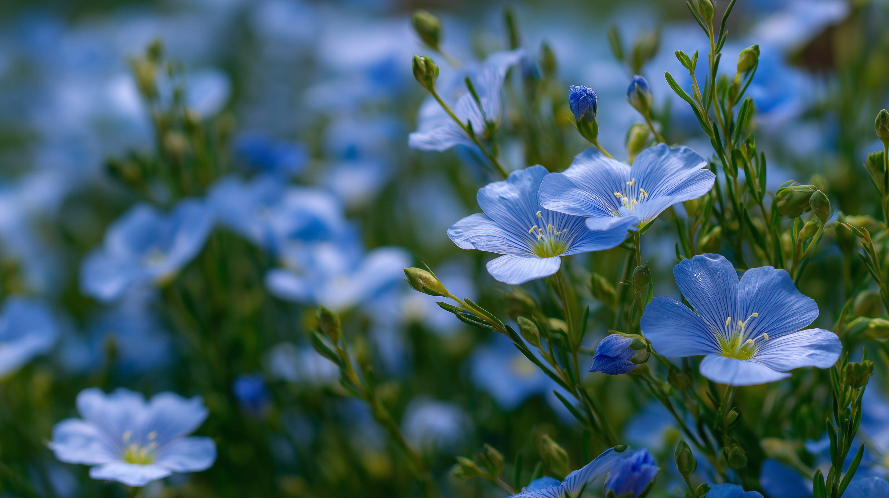 fond d'écran Linum lewisii pc 1440p téléchargement gratuit