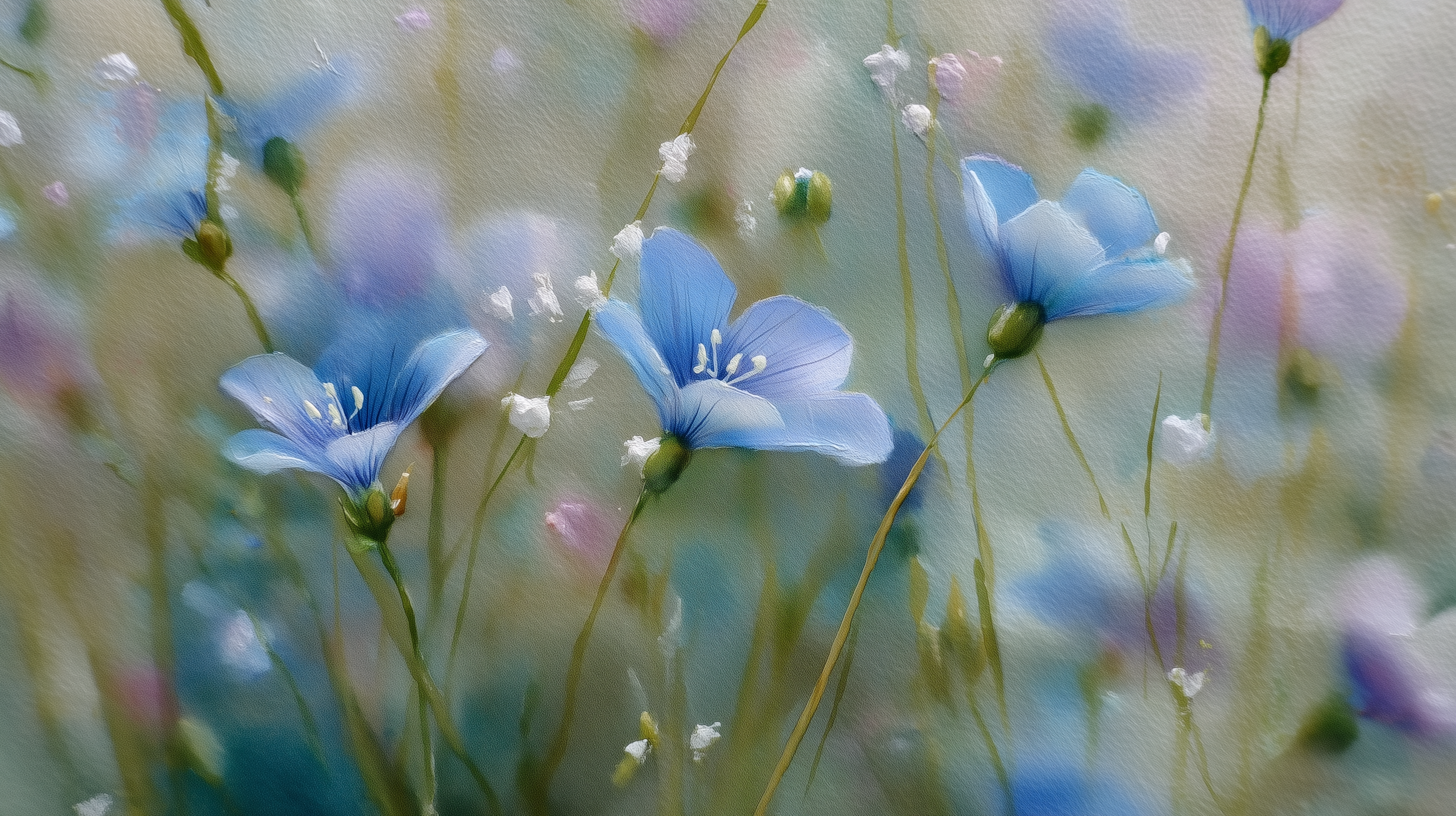 fond d'écran Linum lewisii pc 4k 1920x1080 téléchargement gratuit