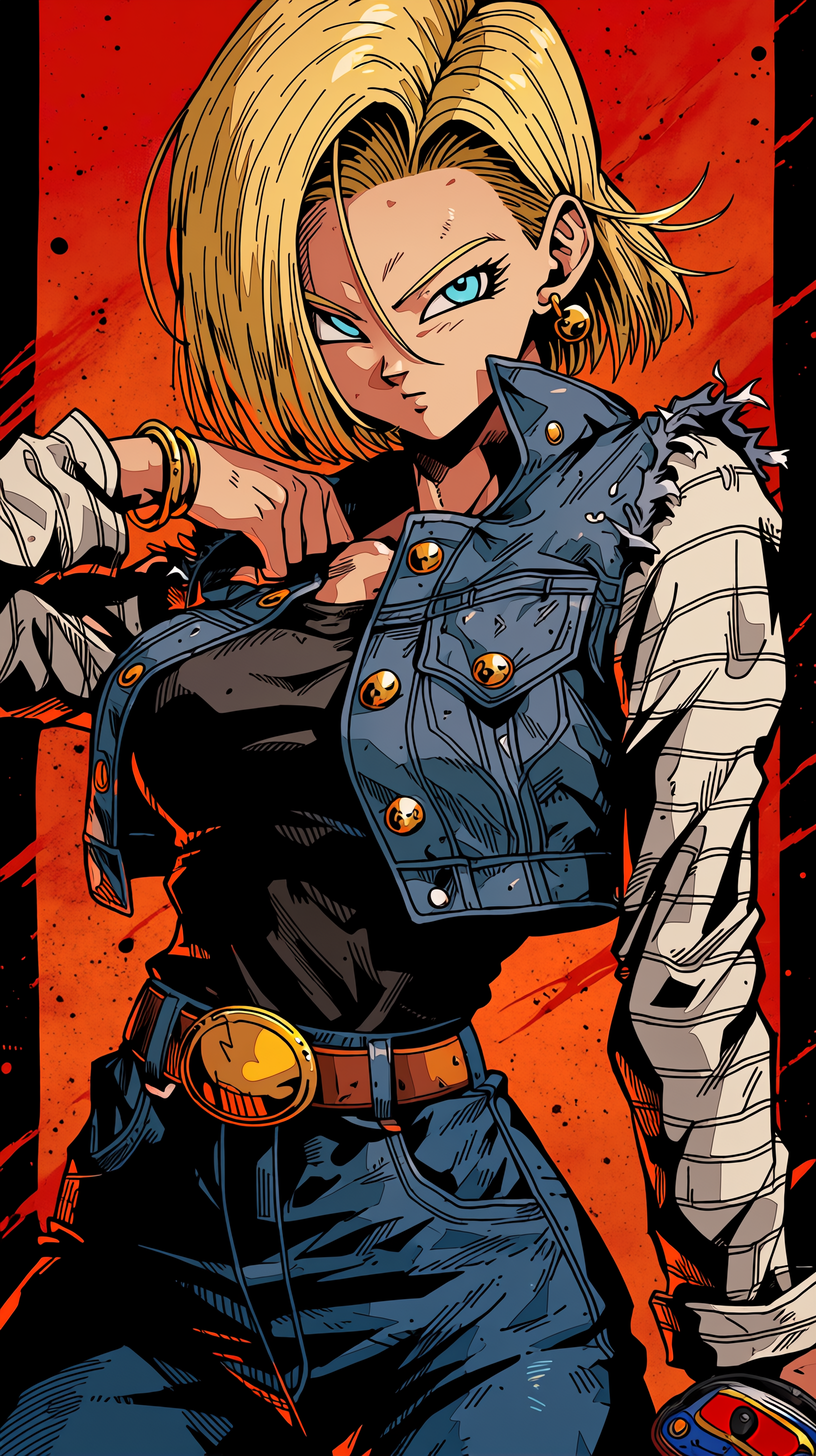 fond d'écran Android 18 téléphone Xiaomi gratuit