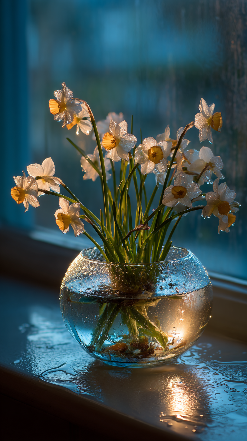 photo fond d'écran Narcissus tazetta iphone télécharger gratuit