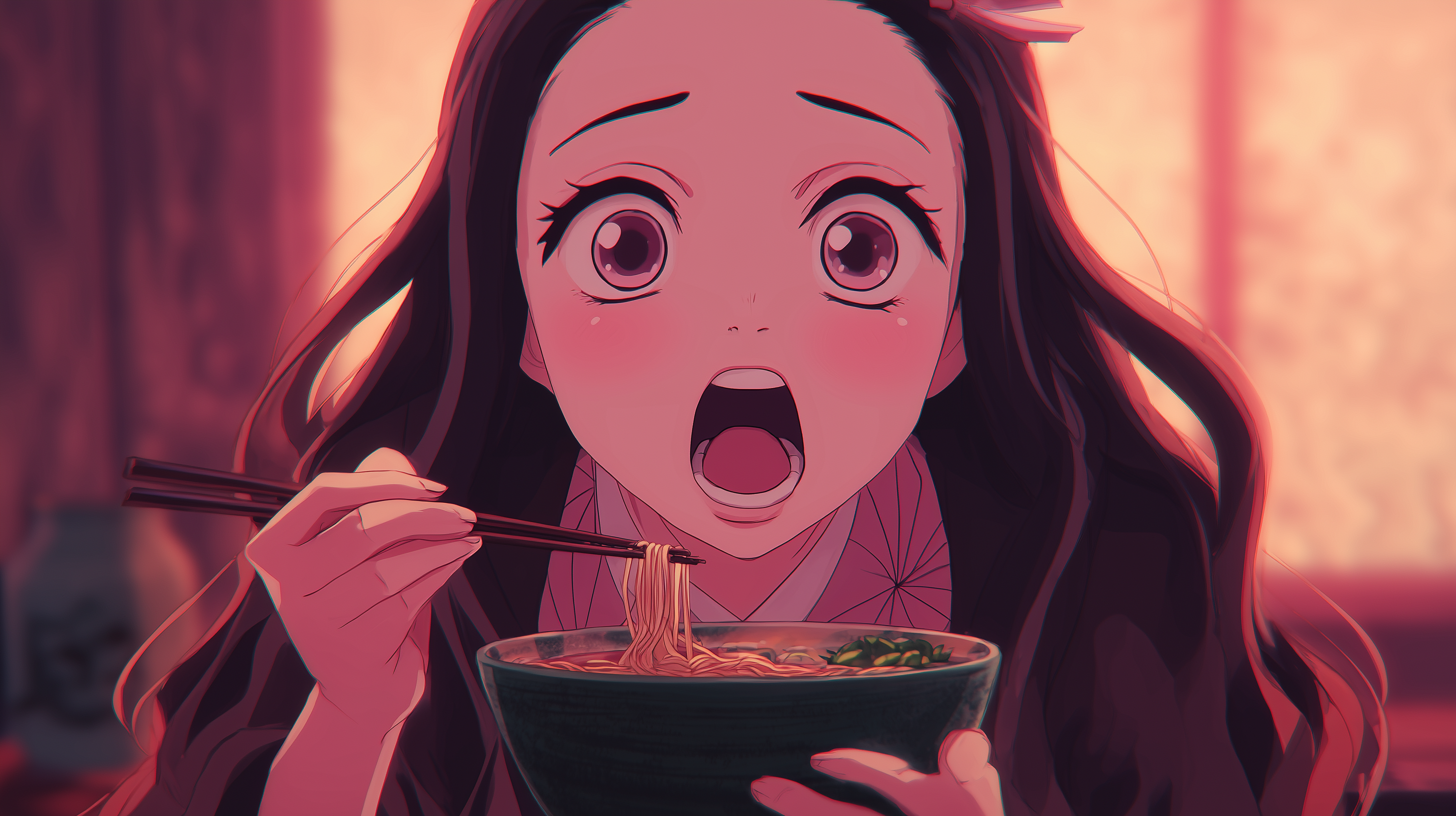 fond d'écran Rāmen 4k windows 11 téléchargement gratuit