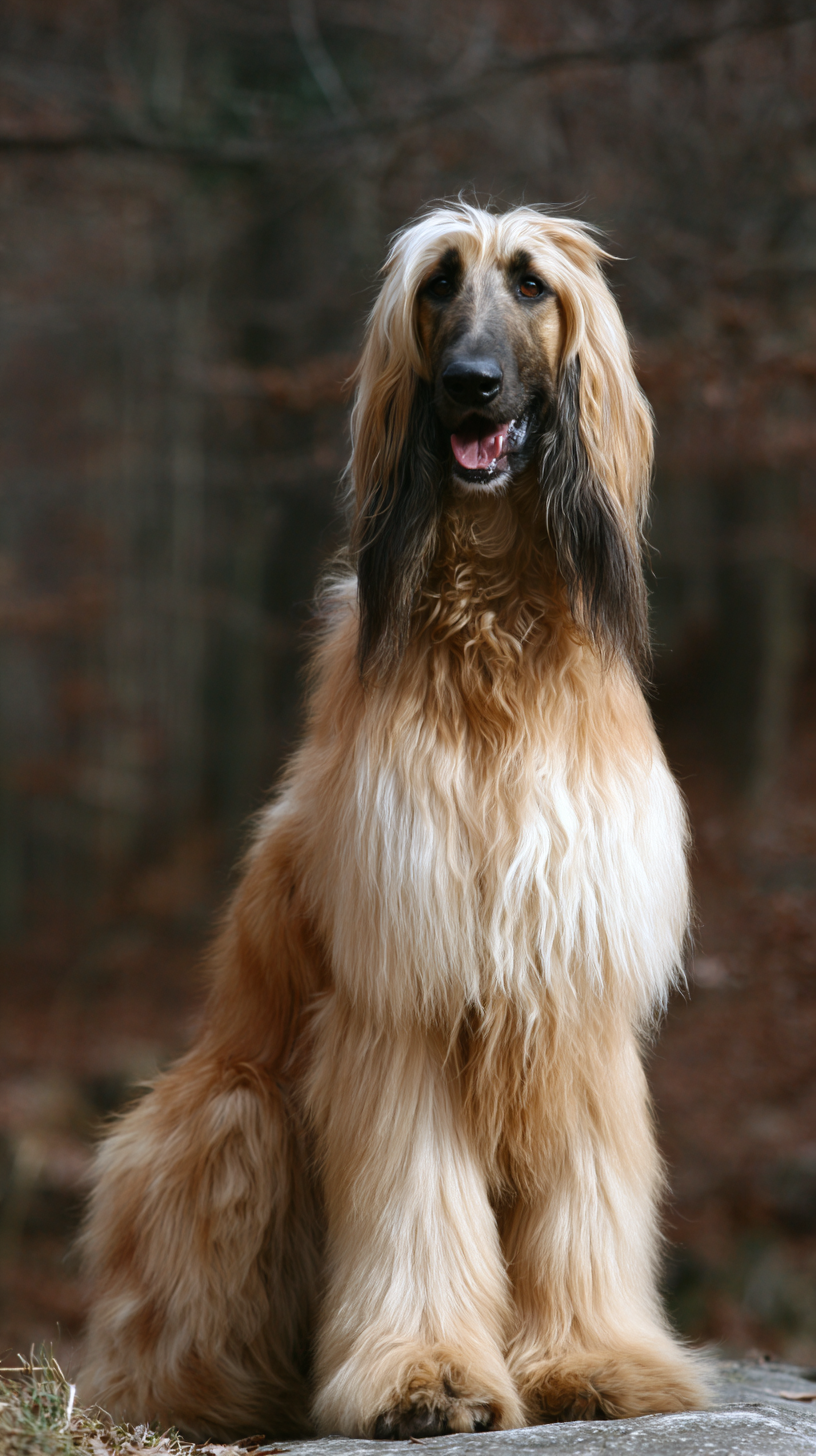 fond d'écran Lévrier afghan iphone 17